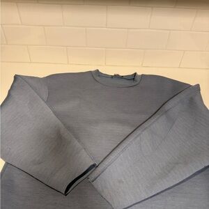 Zara light blue sweatshirt